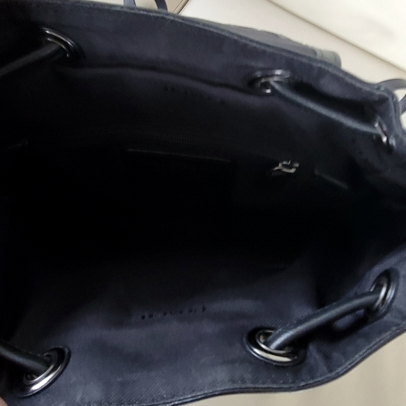 COACH Canyon Quilt Mini Turnlock Rucksack In Exotic Embossed Leather - Picture 4 of 6